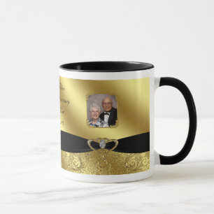 Golden Wedding Anniversary Photo Coffee Mug