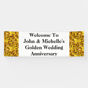 Golden wedding anniversary special   Personalise Banner