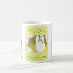 Golden Wedding Favour Coffee Mug