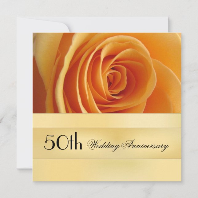 Golden Wedding Invitation (Front)