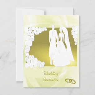 Golden Wedding Invitation