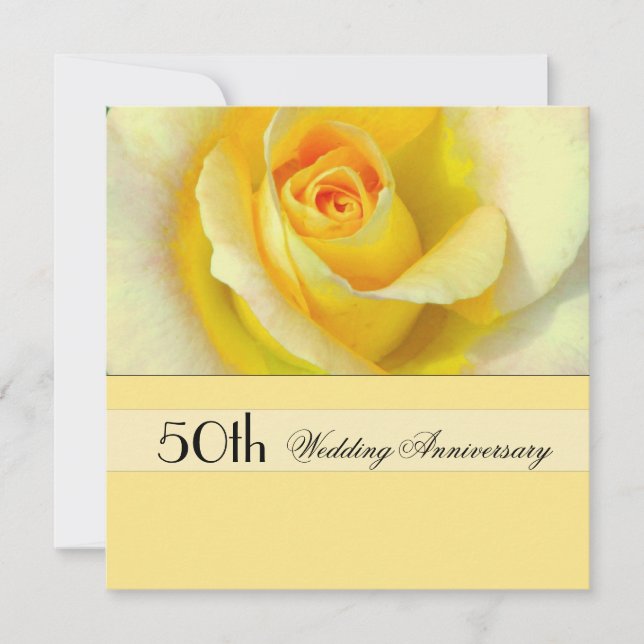 Golden Wedding Invitation (Front)