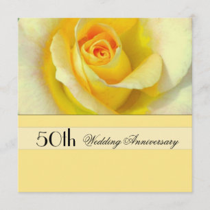 Golden Wedding Invitation