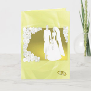 Golden Wedding Invitation Card