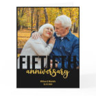 Golden Wedding Photo Modern 50th Anniversary