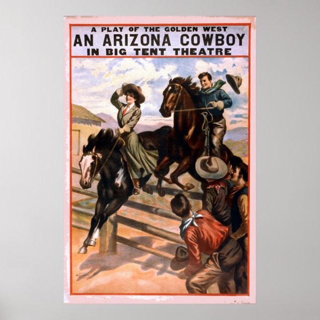 Golden West Cowboy Theatre Poster (Front)