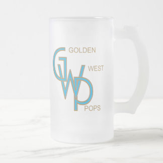 Golden West Pops frosty monogrammed mug