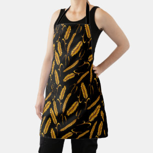 Golden Wheat Kitchen Apron