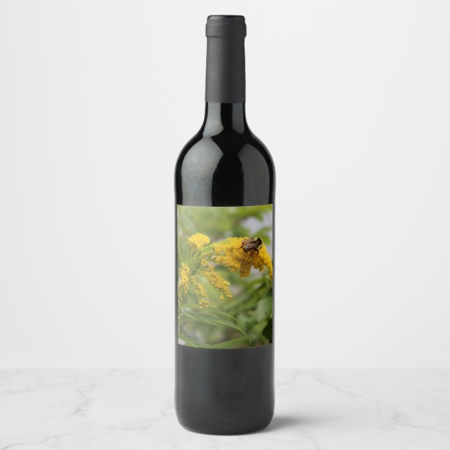 Golden Wine Label (Front)
