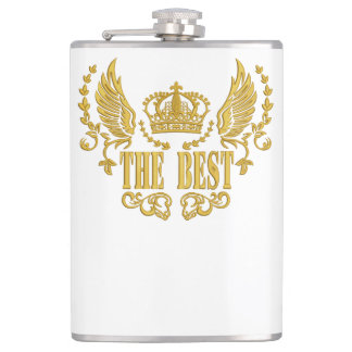 Golden Wings Crown The Best Hip Flask