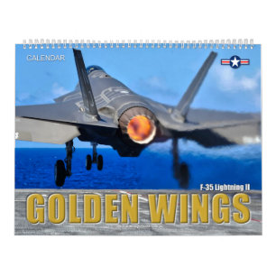 GOLDEN WINGS F-35B/C Lightning II Calendar