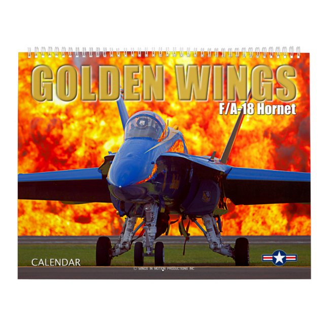 GOLDEN WINGS - F/A-18 Hornet Calendar (Cover)