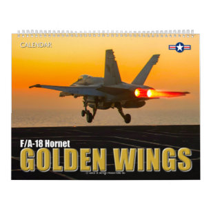 GOLDEN WINGS - F/A-18 Hornet Calendar