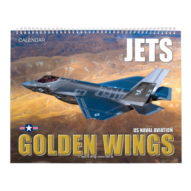 GOLDEN WINGS JETS - Naval Aviation Calendar (Cover)