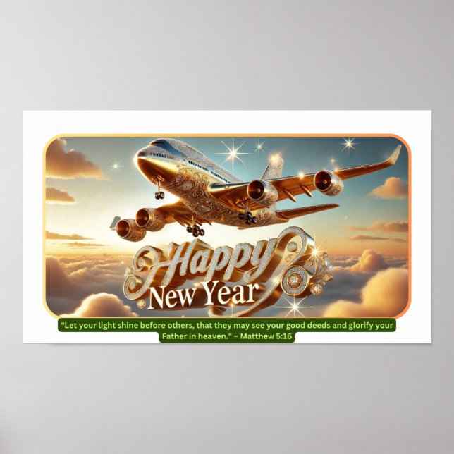 Golden Wings of Celebration Poster (Front)