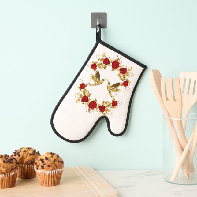 Golden Wings Oven Mitt (Insitu(Hanging))