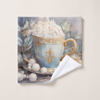 Golden Winter Tea Towel