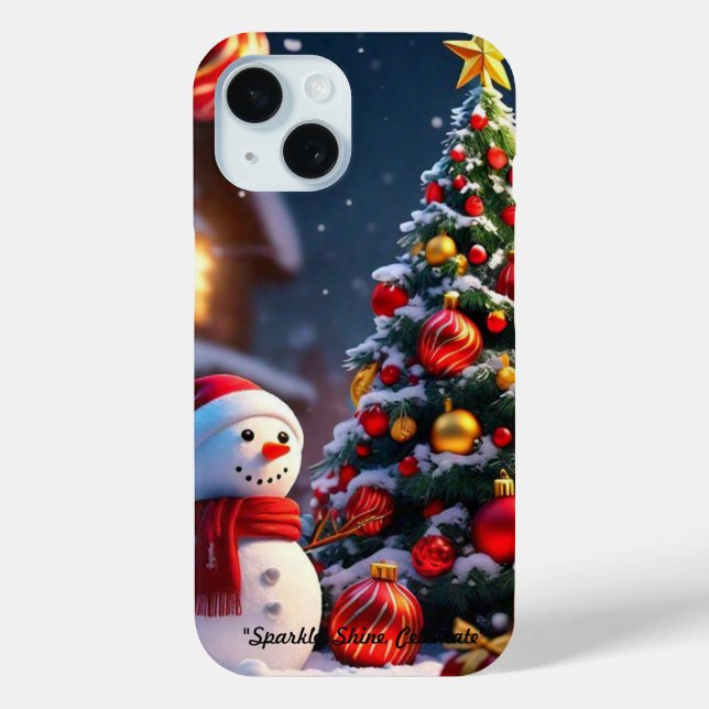 "Golden Winter Wonderland" Case-Mate iPhone Case (Back)