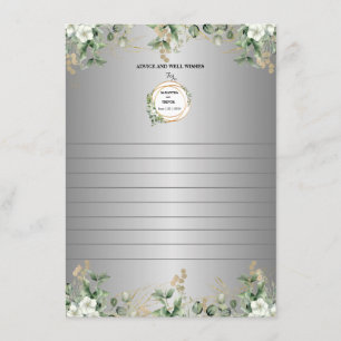 Golden Wisdom: Shower The Couple With Advice Enclosure Card