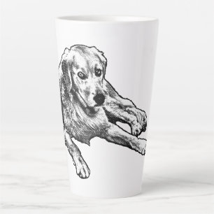 Golden with Cosy Comic Grain Latte Mug