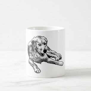 Golden with Cozy Comic Grain Coffee Mug
