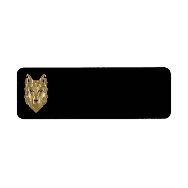 Golden Wolf Address Labels (Front)