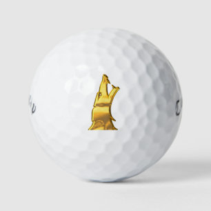 Golden Wolf Head Callaway Warbird golf balls 12 pk