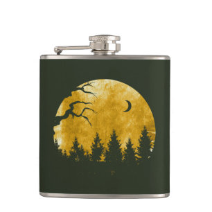 Golden Woods Hip Flask