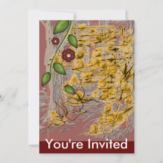 Golden Woods Invitation