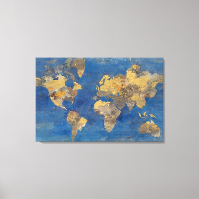 Golden World Canvas Print (Front)