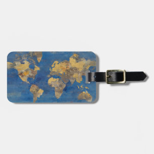 Golden World Luggage Tag