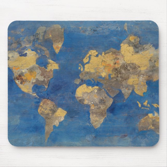 Golden World Mouse Mat (Front)