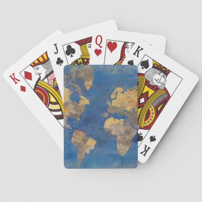 Golden World Playing Cards (Back)