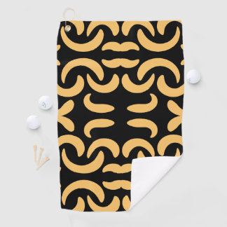Golden Worm Golf Towel