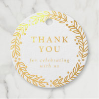 Golden Wreath Thank You