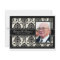 Golden Years Damask Birthday Party Invite (black)