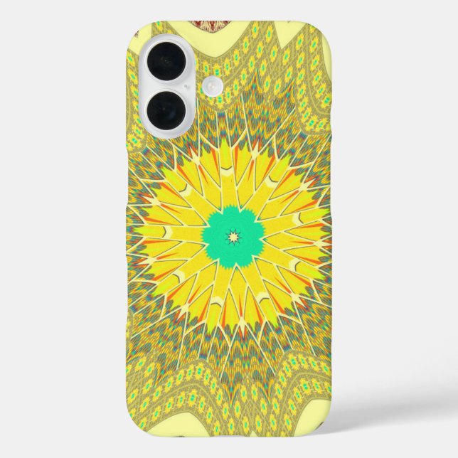 Golden Yellow African ethnic tribal pattern Art  Case-Mate iPhone Case (Back)