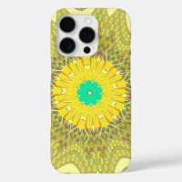 Golden Yellow African ethnic tribal pattern Art