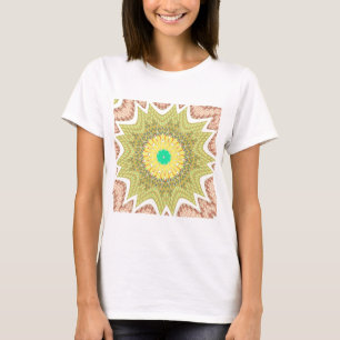Golden Yellow African ethnic tribal pattern Art T-Shirt