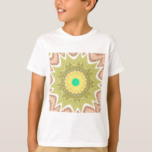 Golden Yellow African ethnic tribal pattern Art  T-Shirt