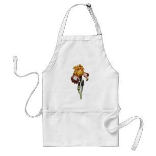 Golden Yellow and Bronze Iris Standard Apron