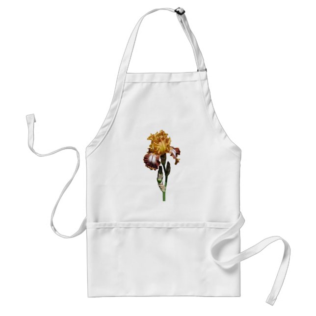 Golden Yellow and Bronze Iris Standard Apron (Front)