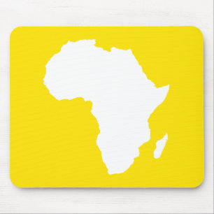 Golden Yellow Audacious Africa Mouse Mat