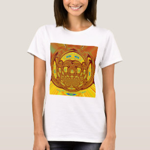 Golden Yellow Baseball Glove Art Print T-Shirt