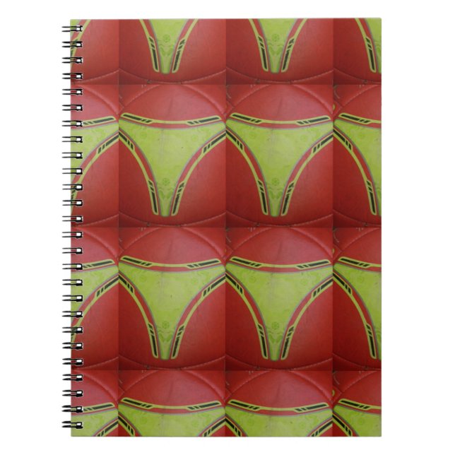 Golden yellow curves.JPG Notebook (Front)