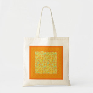 Golden Yellow Daffodils and Polka Dots Tote Bag