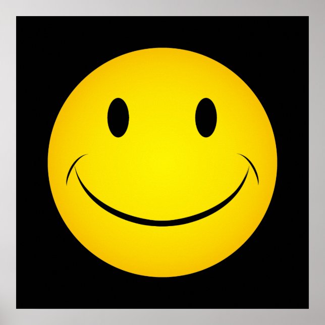 Golden Yellow Face Poster (Front)