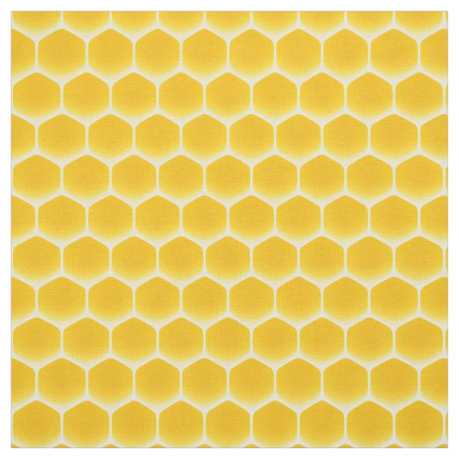 Golden Yellow Honeycomb Medium Print 1" Cells  Fabric (Swatch)