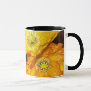Golden Yellow Iceland Poppies Photograph Mug