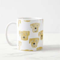Golden Yellow Labrador Retriever Dog Watercolor